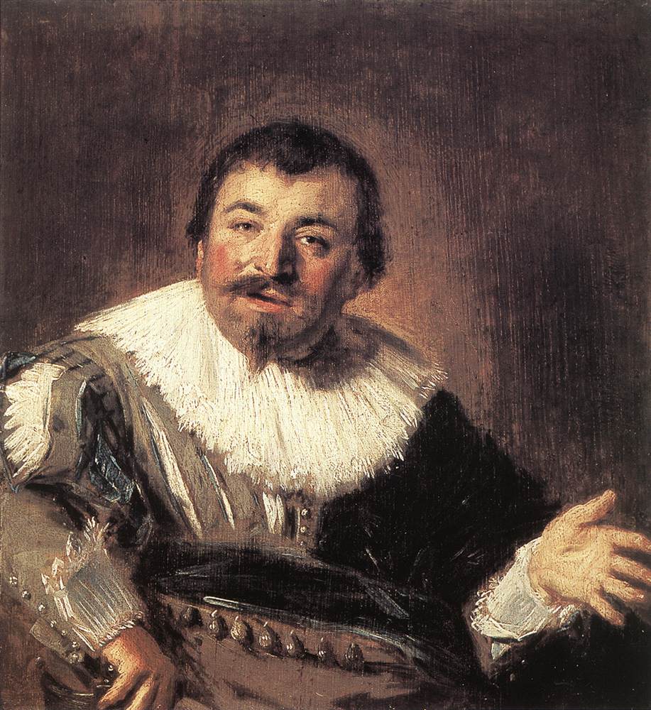 Portrait of a Man Holding a Book g